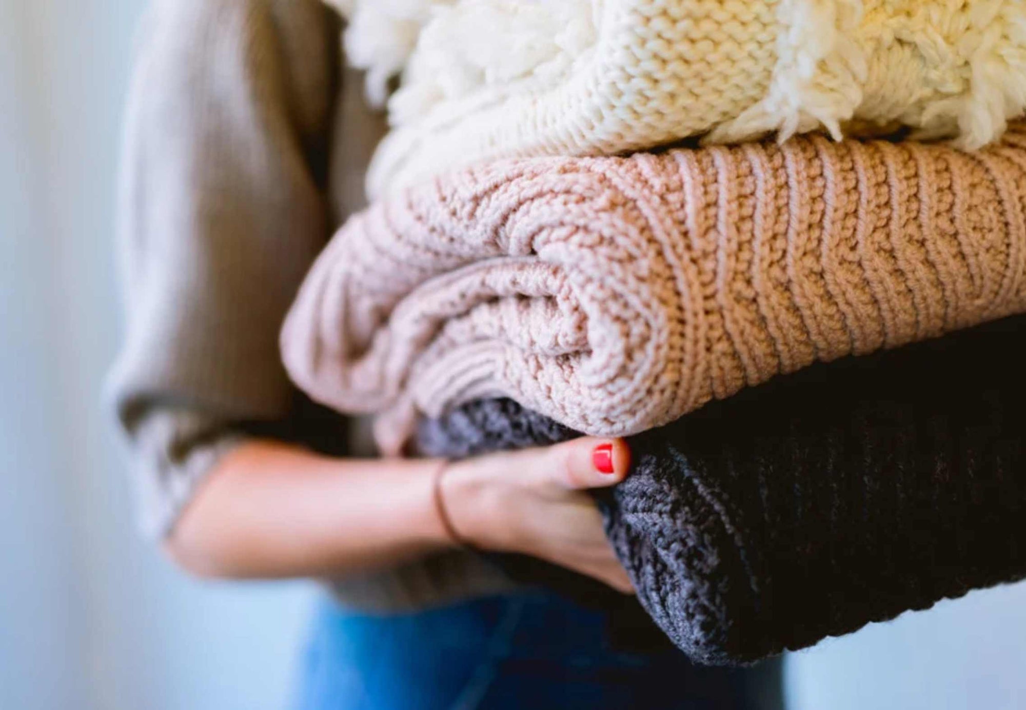 knit winter clothing