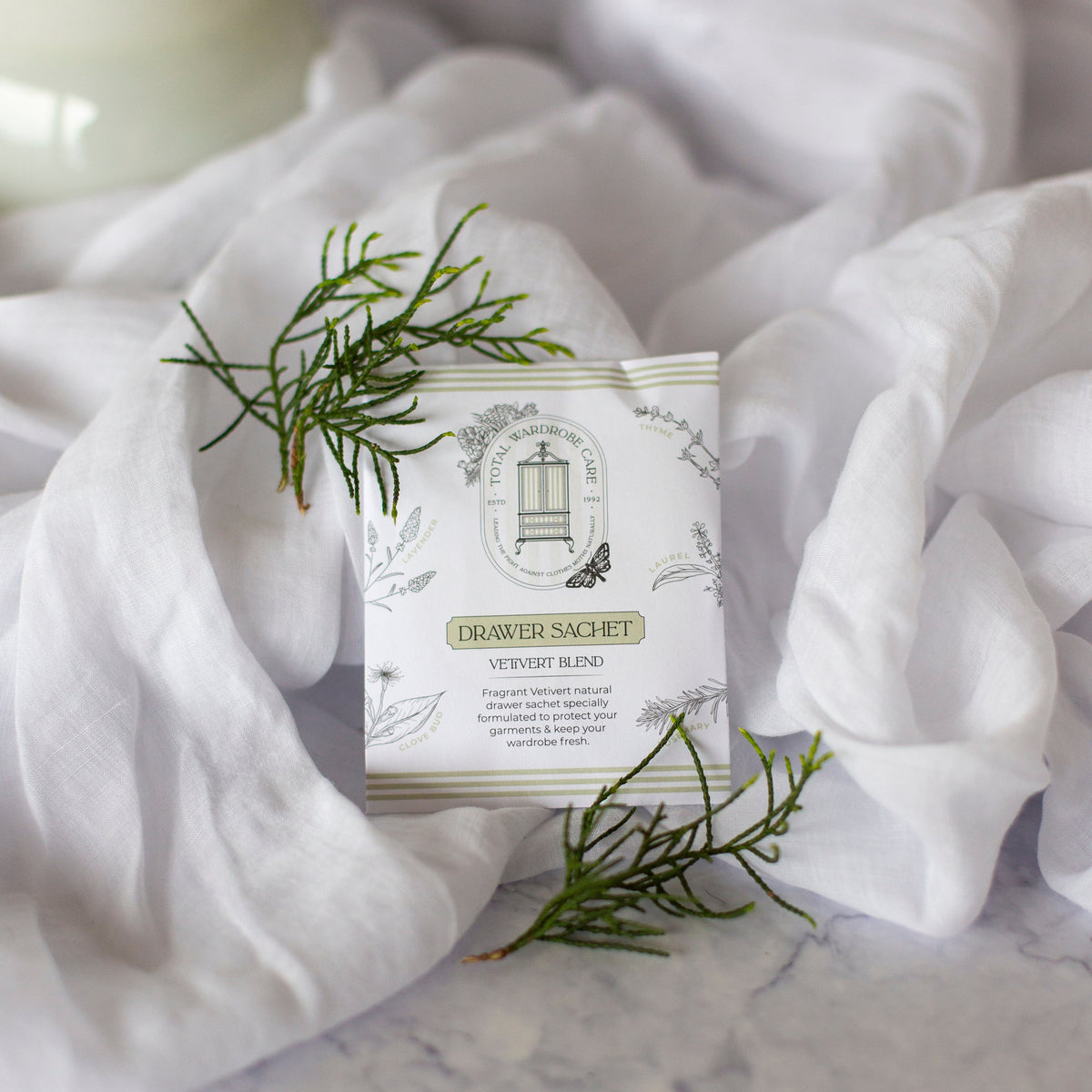 vetivert drawer sachet