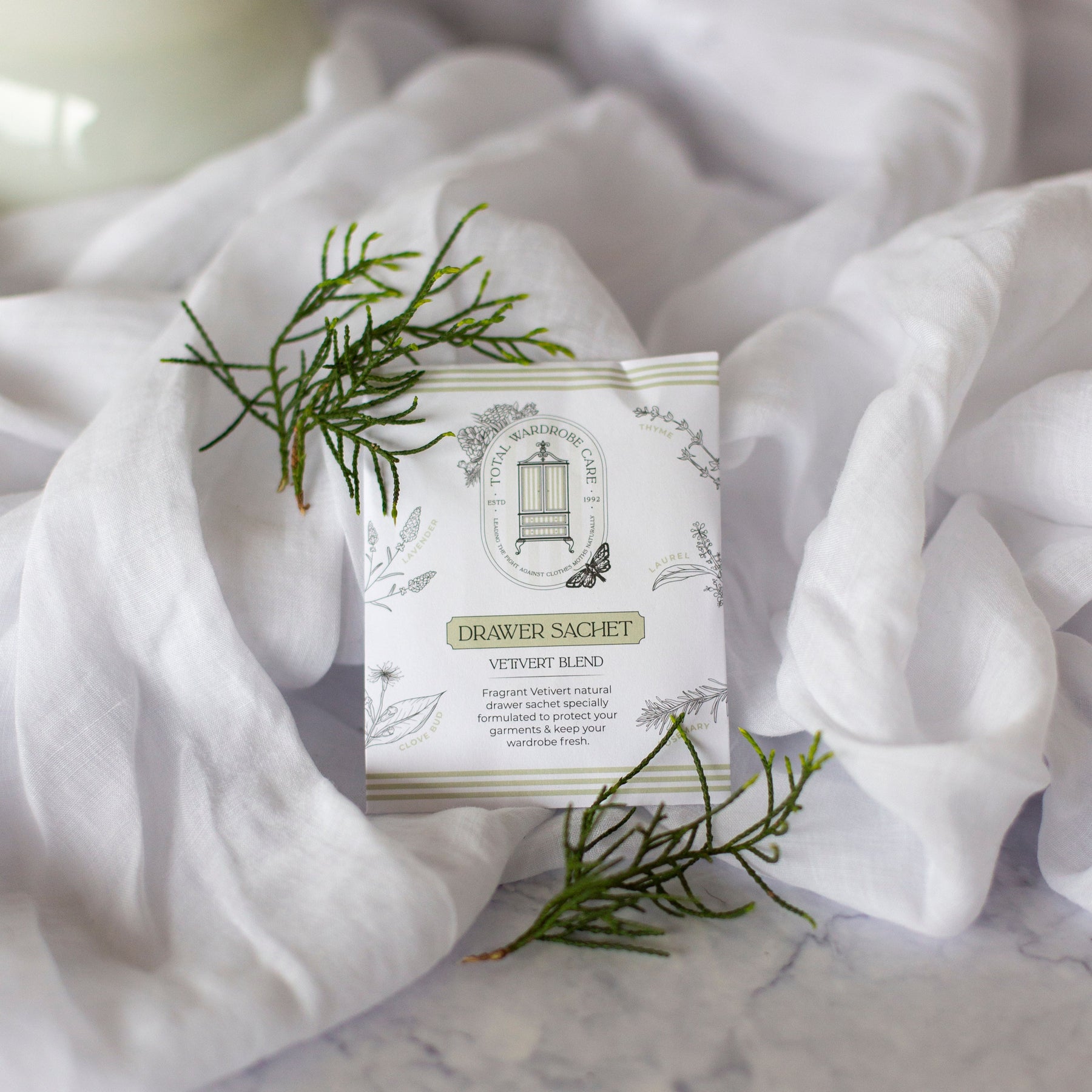 Drawer Sachet - Vetivert Blend
