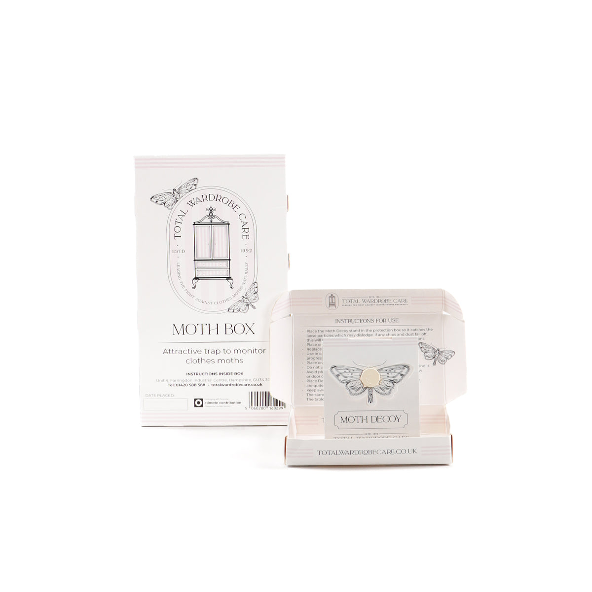 moth decoy moth box linen spray