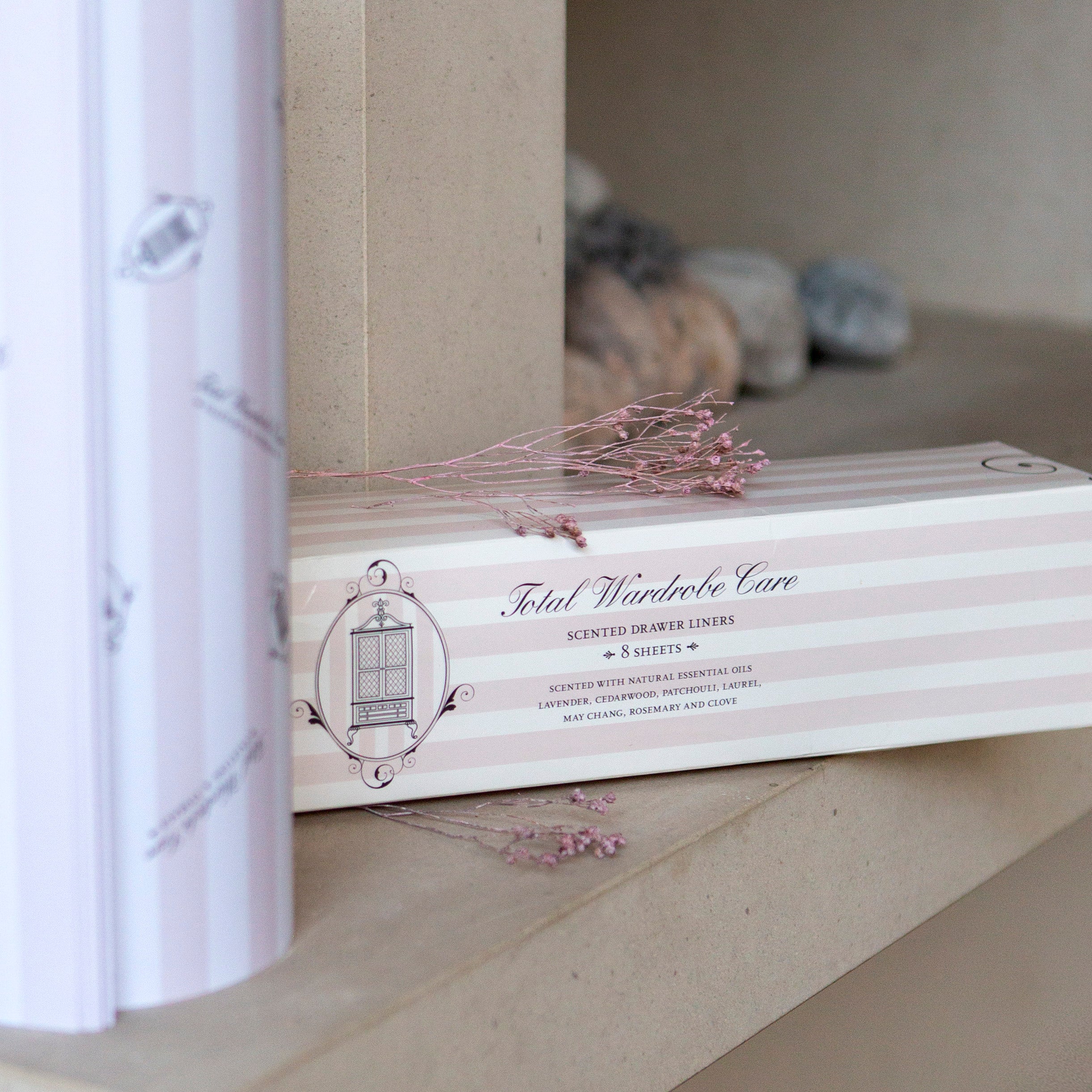 Scented AntiMoth Drawer Liners Total Wardrobe Care