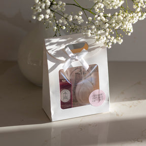 Ceramic Hanging Infuser & May Chang Essential Oil Gift Set