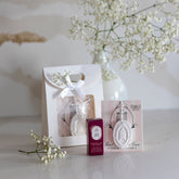 Ceramic Hanging Infuser & May Chang Essential Oil Gift Set