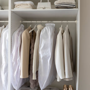 White Cotton Garment Storage Bag