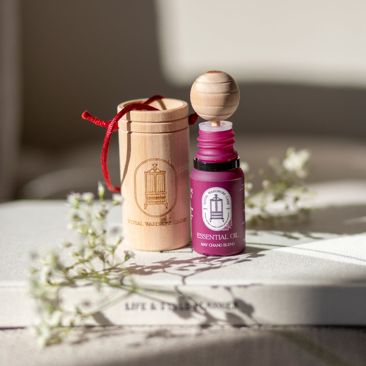 Essential Oil & Wooden Diffuser Set