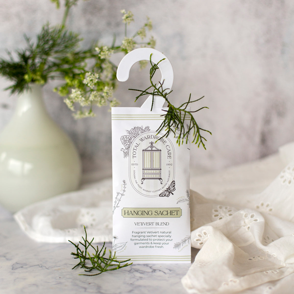 Hanging Sachet - Vetivert Blend