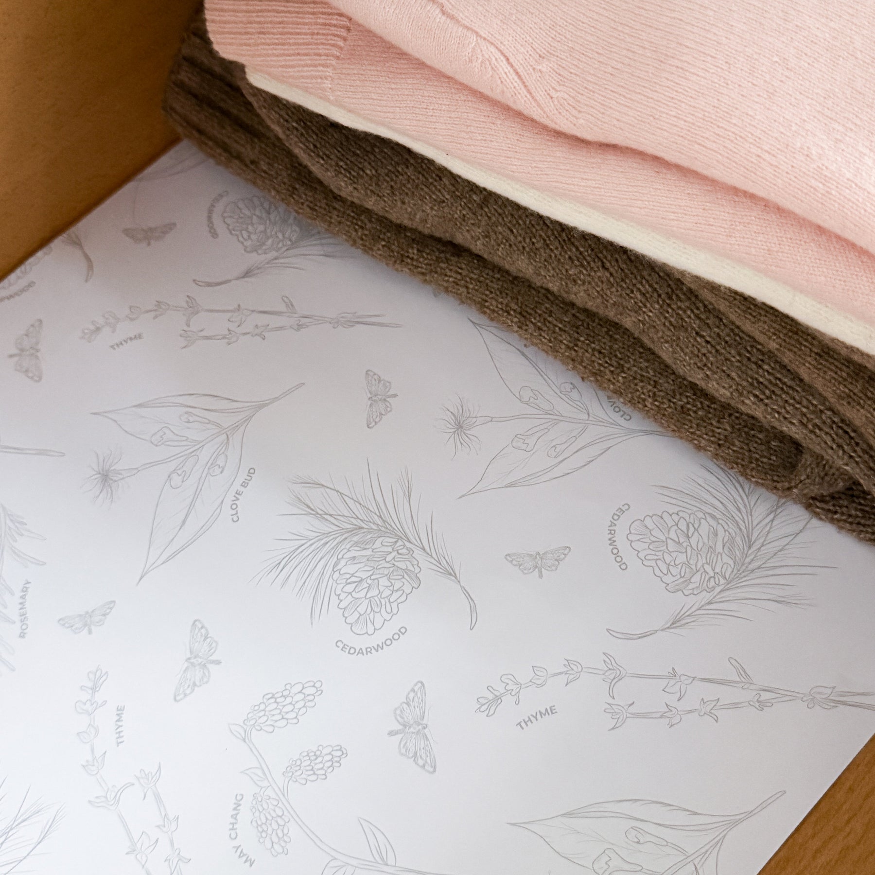 Scented Drawer Liners - Cedarwood