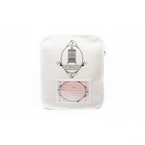 Aerial view of Knitwear & T-Shirt Storage bag on white background