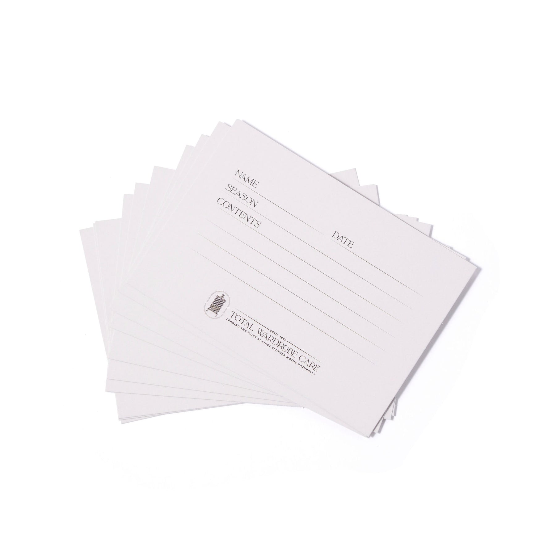 Storage Description Cards