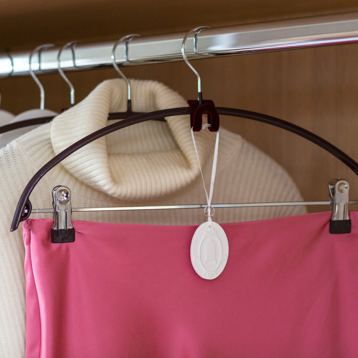 Rubber Non-Slip Hanger with Clips