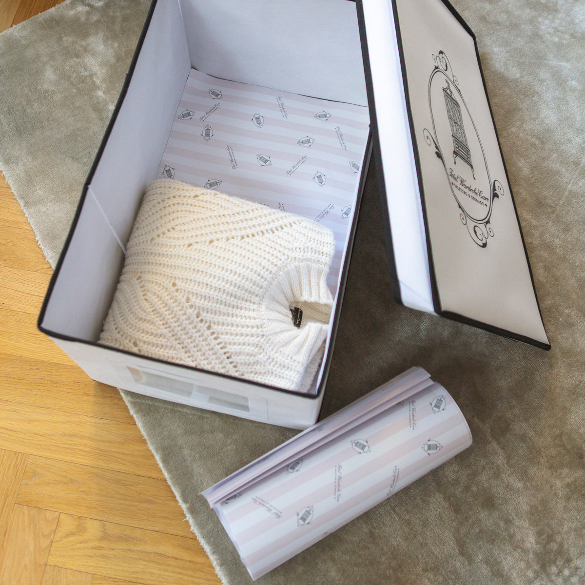 Scented AntiMoth Drawer Liners Total Wardrobe Care