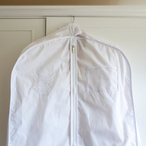 White Cotton Garment Storage Bag