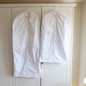 White Cotton Garment Storage Bag