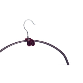 Chinese knot hanger with burgundy hanger extension