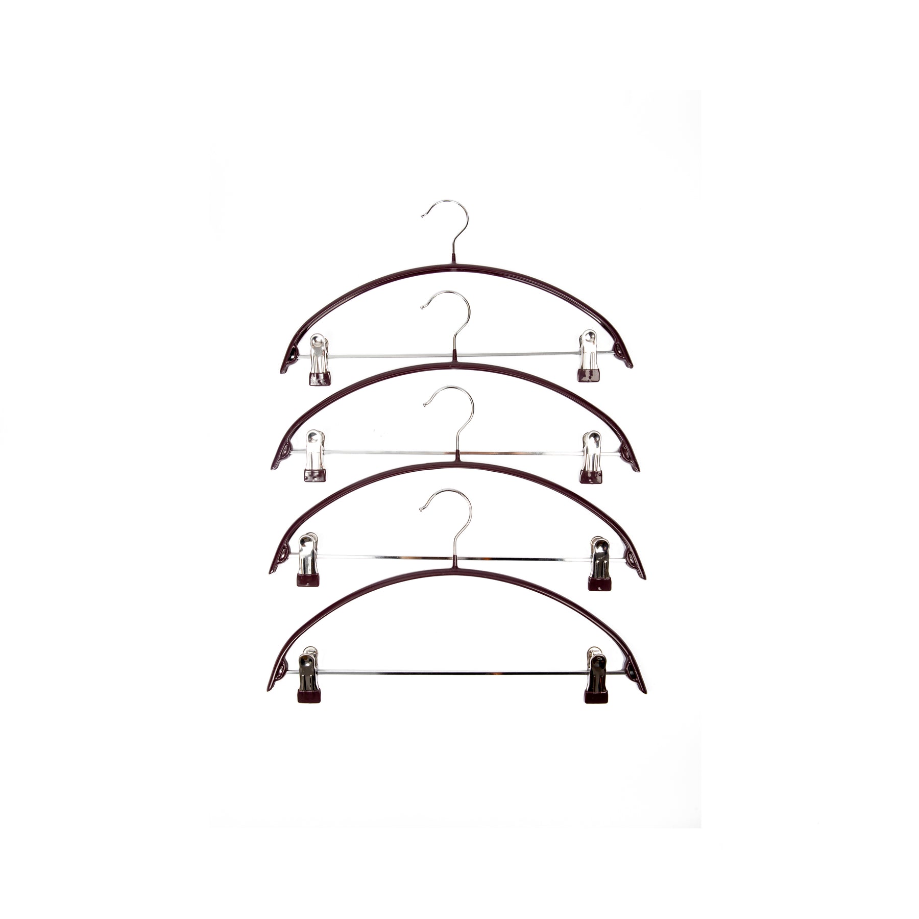 Rubber Non-Slip Hanger with Clips